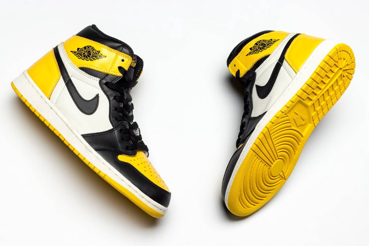 Release 8/13] Nike Air Jordan 1 High OG “Yellow Toe” | SNKRDUNK Magazine