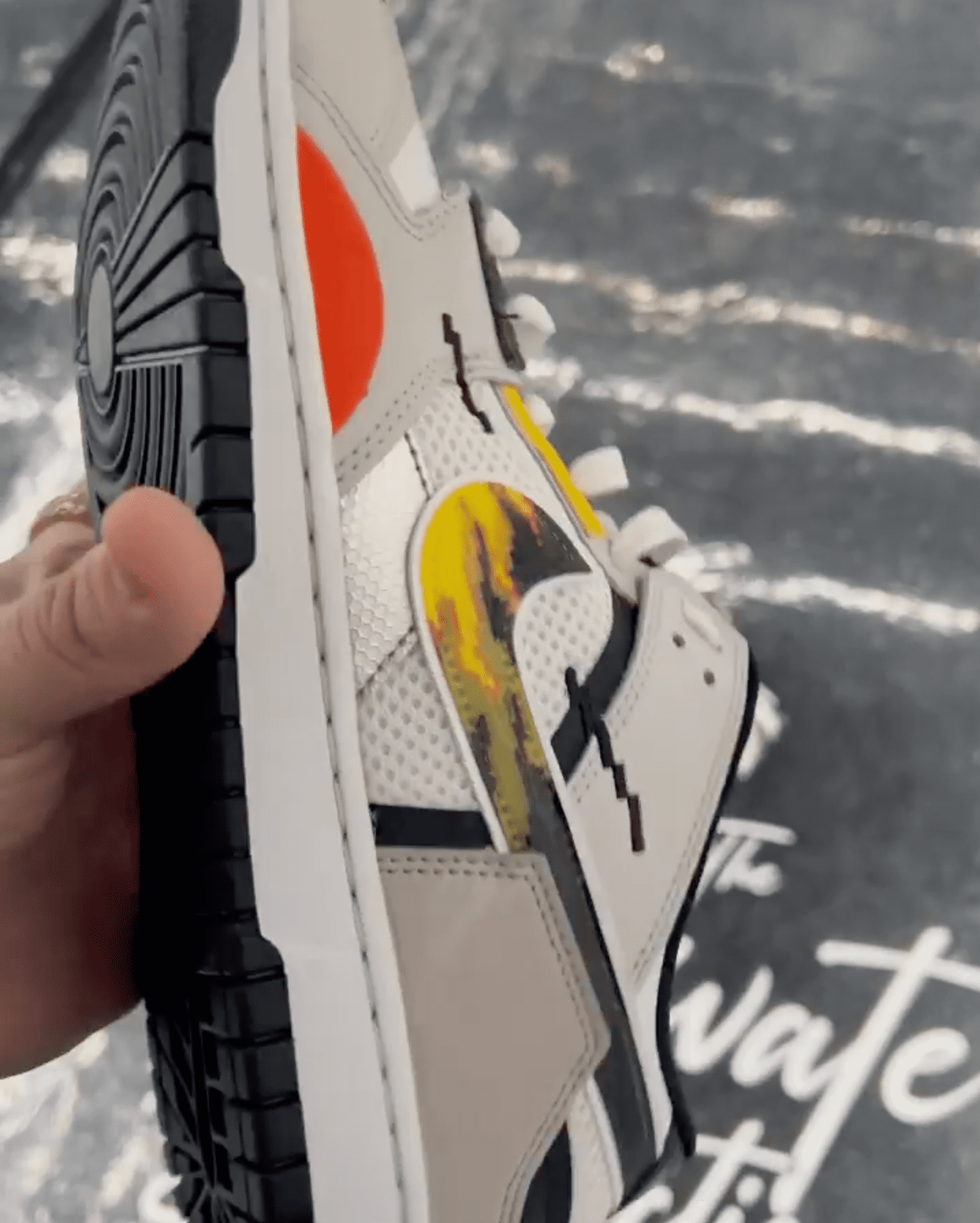 Nike Mighty Swooshers Dunk Holographic Flame
