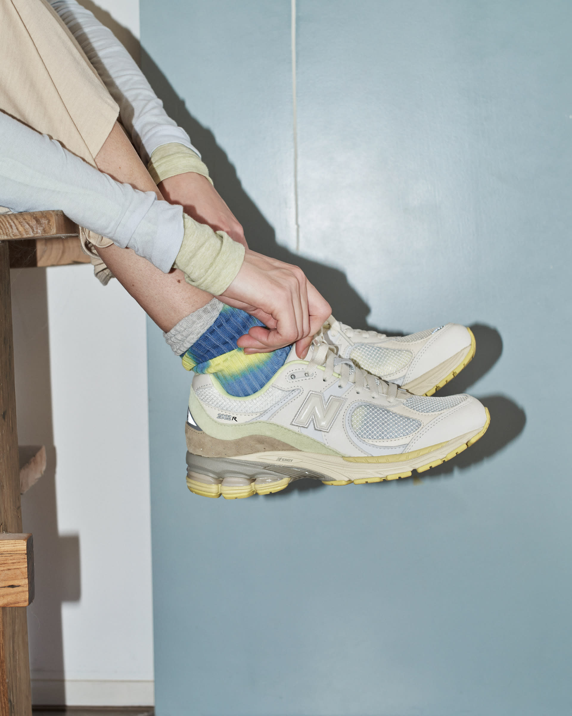 AURALEE x New Balance 2002R White M2002RA1