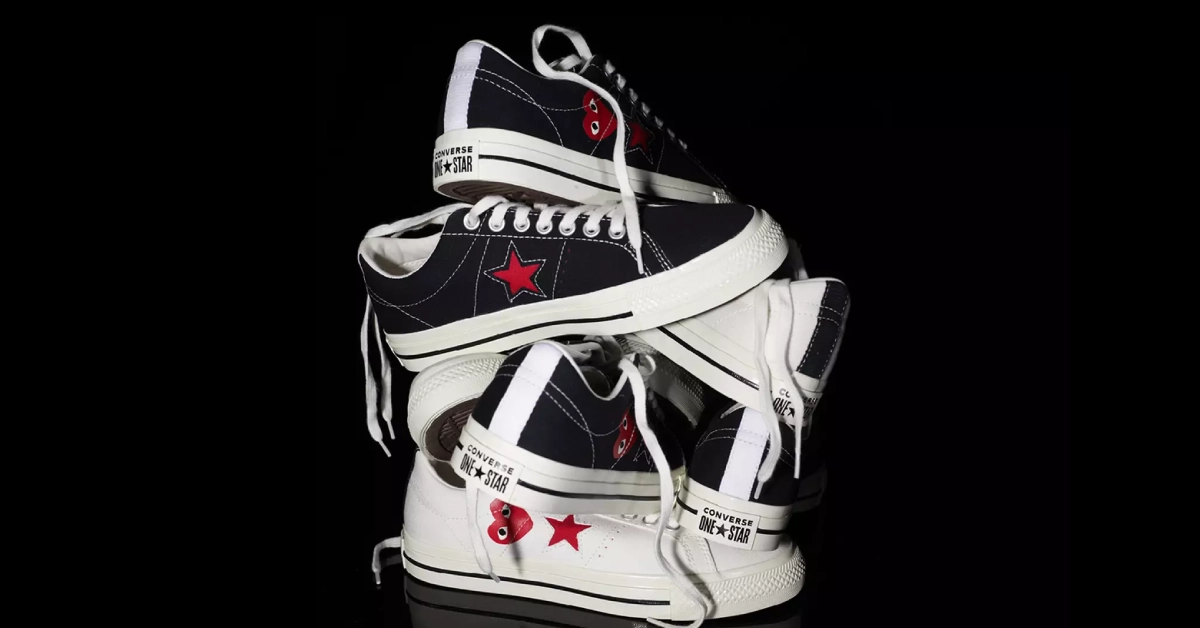 CDG Play Converse One Star Comme Des Garcons 2022