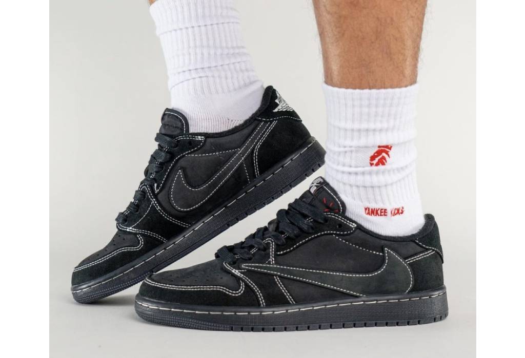 Travis Scott x Air Jordan 1 Low OG “Black Phantom” Restocks in