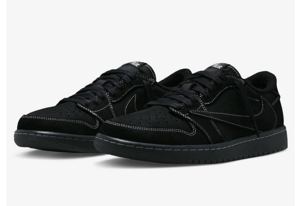 Travis Scott x Air Jordan 1 Low OG “Black Phantom” Restocks in