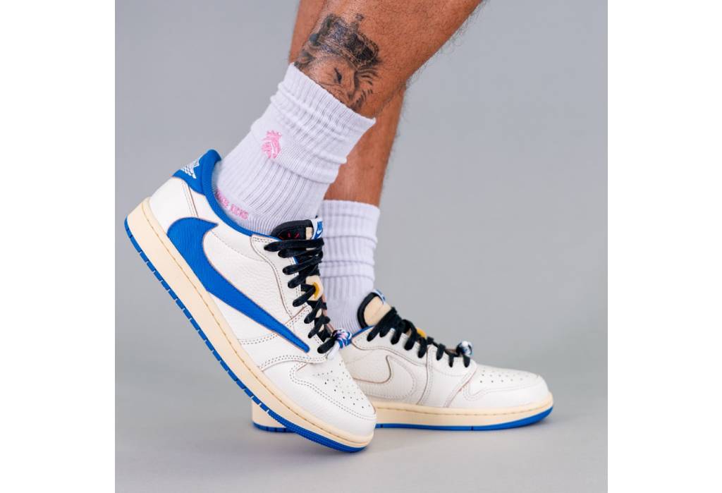 f*7様 Scott×Fragment×Nike Air Jordan 1 26 Nike Air Jordan 1 Low OG SP 