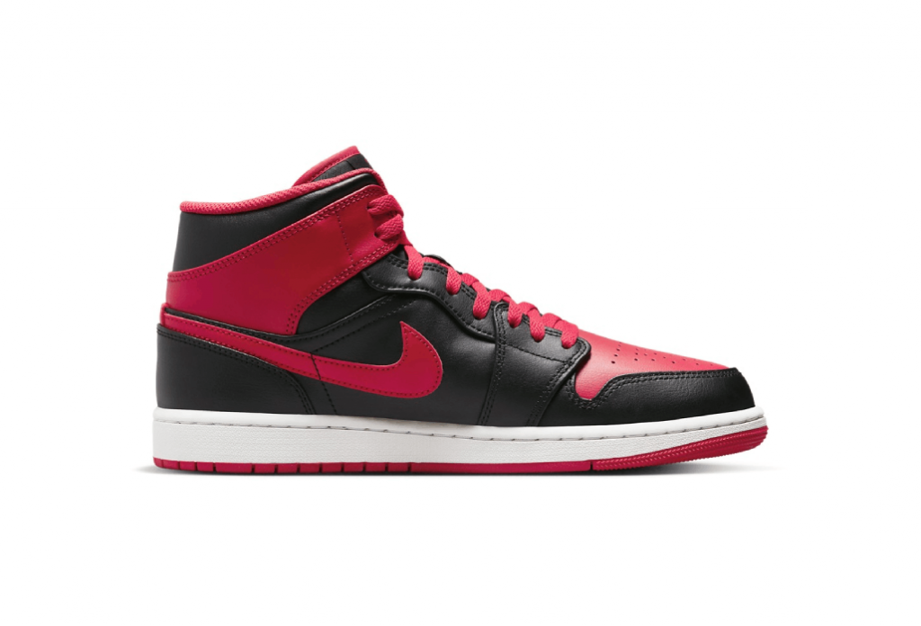 Air jordan 1 mid black gym red hot sale release date