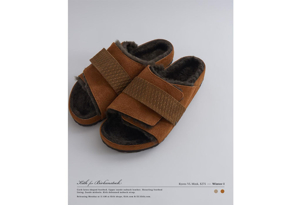 BIRKENSTOCK Kyoto Shearling ロンハーマン別注 BIRKENSTOCK KYOTO Shearling Exclusive for RHC 9.3(sat)New