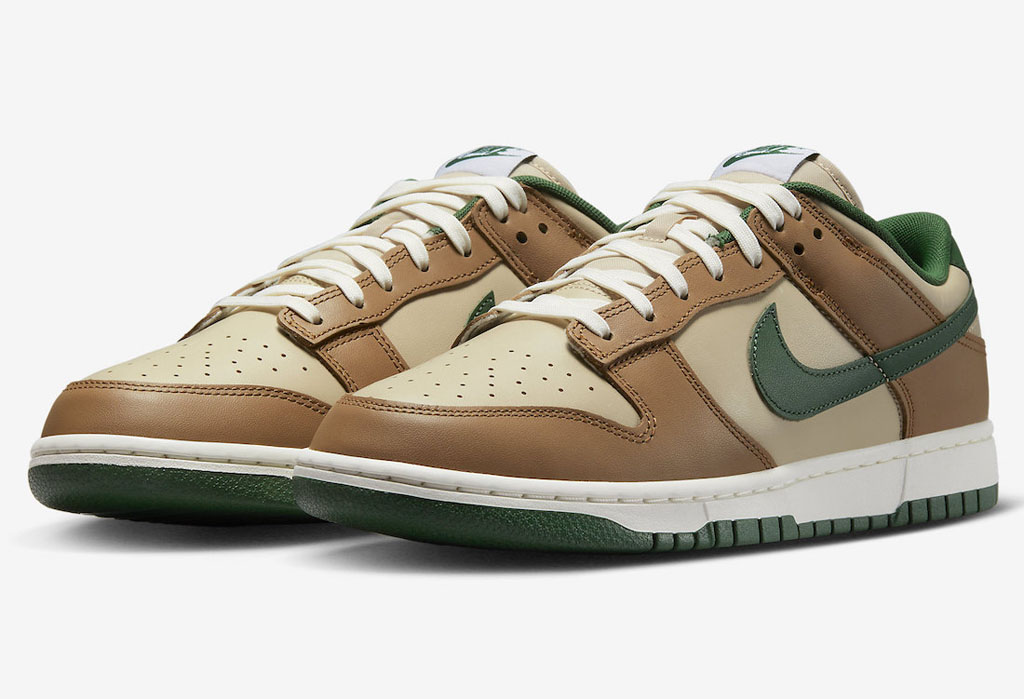 Nike Dunk Low Decks in Spring-Ready Tan and Green