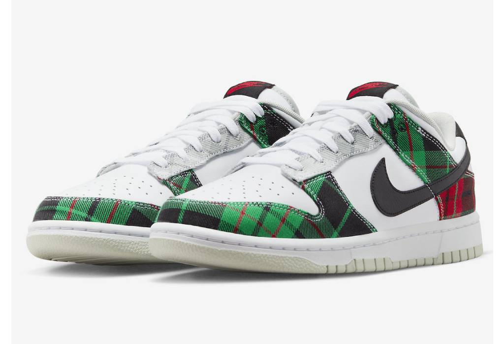 Nike Dunk Low “Plaid” Gets Into the Holiday Spirit