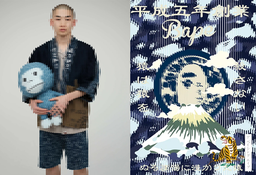 A BATHING APE® x Kosuke Kawamura "JAPAN CULTURE"