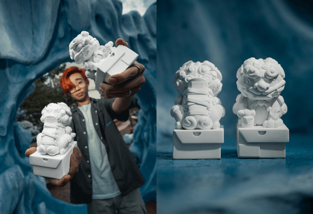 Tobyato Sneaker Stone Lion Figurine Toy ActionCity Sneakertopia