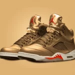 WNBA x Nike WMNS Air Jordan 5 Retro "Metallic Gold/Brilliant Orange"