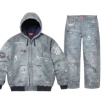 Supreme x HJR Trompe L'oeil Hooded Work Jacket & Loose Fit Jean FW24 Week 11
