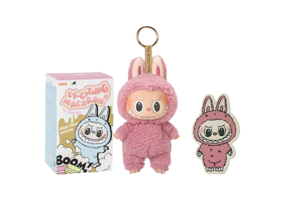 POP MART THE MONSTERS (LABUBU) Exciting Macaron Plush Series LYCHEE BERRY