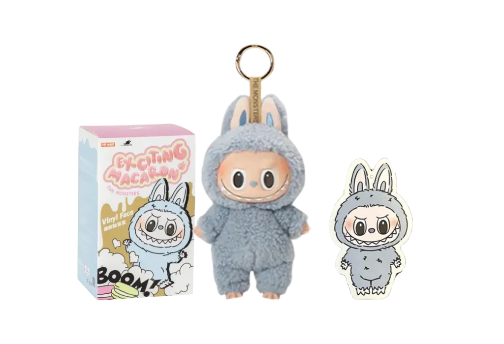 POP MART THE MONSTERS (LABUBU) Exciting Macaron Plush Series SEA SALT COCONUT