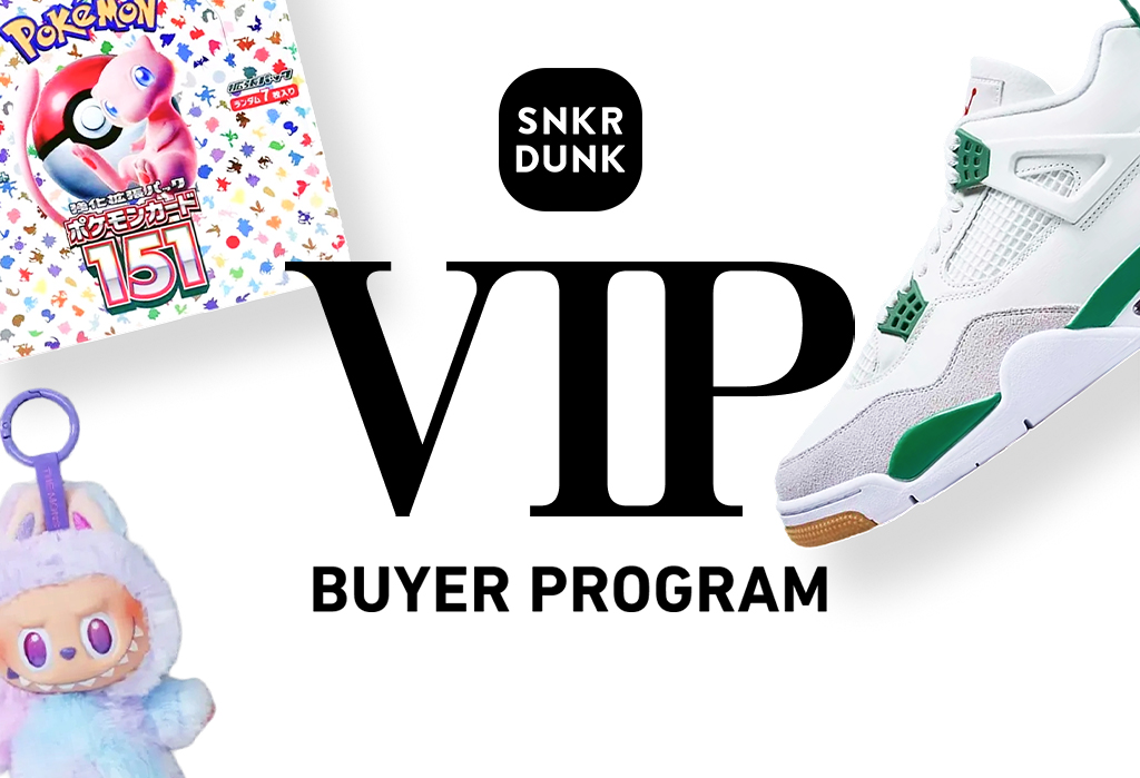 Join the SNKRDUNK VIP Buyer Program — Save Big on TCG, Sneakers, Streetwear & Collectibles!