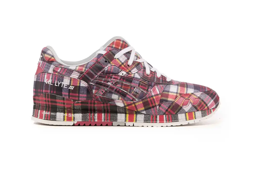 CDG Shirt Asics GEL-LYTE III 07 Blue Checkスニーカー CDG Shirt: Men's Asics GEL-LYTE III 07 (Blue Check) | DSML E