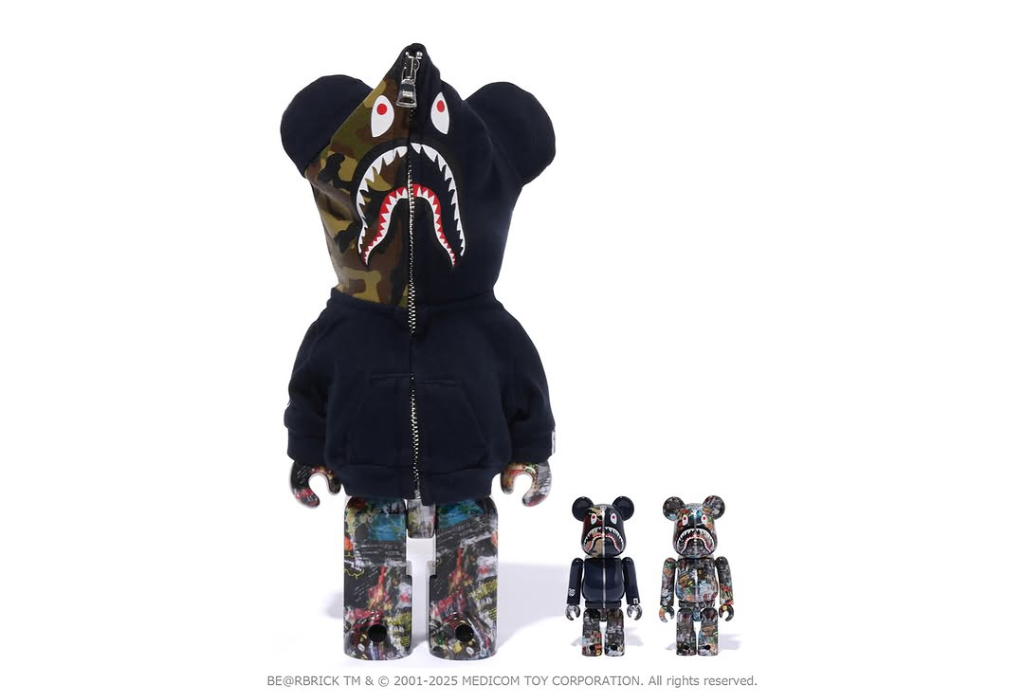 その他 MEDICOM TOY - BE@RBRICK BAPE(R) LEGACY CAMO SHARK x2 BAPE and Medicom Toy Reveal New “Legacy Camo Shark” BE