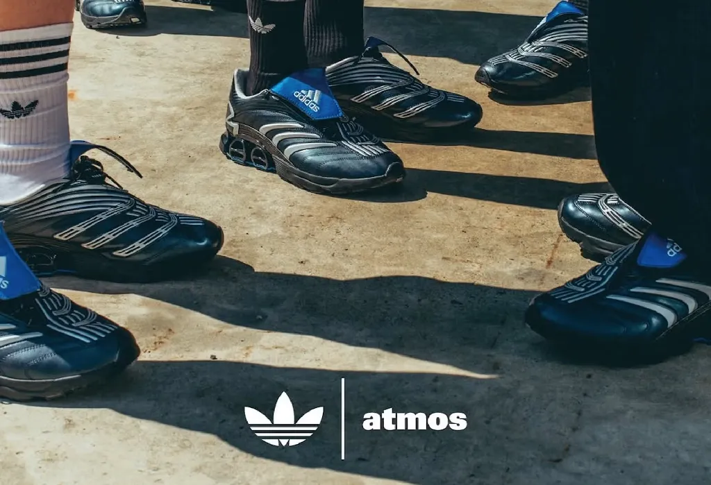 atmos x adidas Predator Megaride “Black/Blue” [Release Date/Price/Where To Buy]