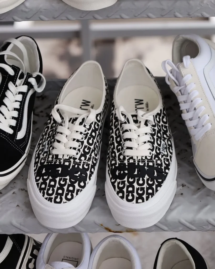COMME des GARÇONS x Vans Authentic “CDG Print” [Release Date