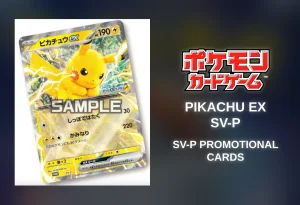 [Pokémon TCG] Pikachu ex (SV-P Promotional Cards) [Release Date/Price/Where To Buy]