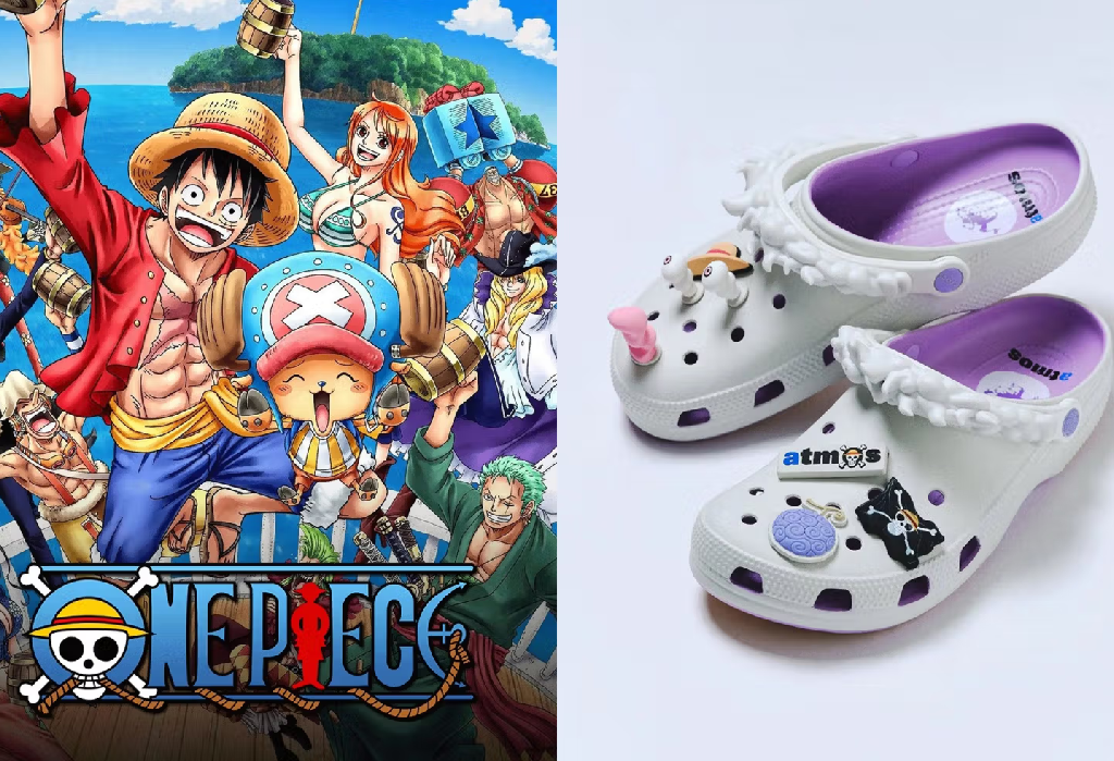 Crocs collab: ONE PIECE x atmos x Crocs Classic Clog “Luffy Gear 5”