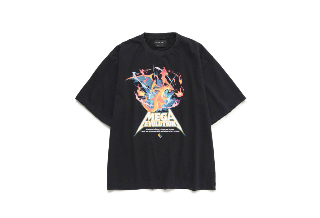トップス POKEMON MEGA PIGMENT Tee size2 BLACK TOKYO BASE x Pokémon LEGENDS Z-A T-Shirt Collection [Release
