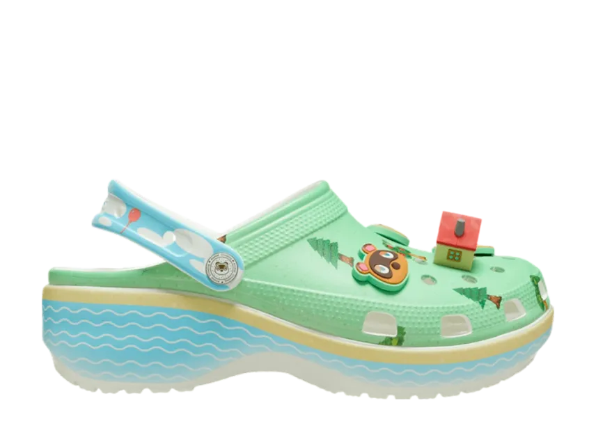 Crocs collab: Animal Crossing x Crocs Classic Platform Clog "Multi"