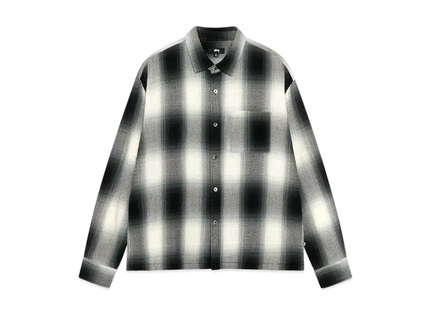 Stussy Loose Weave Plaid Shirt 