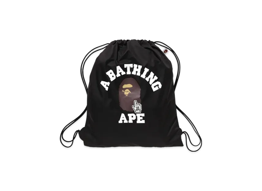 A BATHING APE Go Ape Pointer College Knapsack 
