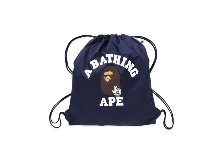 A BATHING APE Go Ape Pointer College Knapsack 