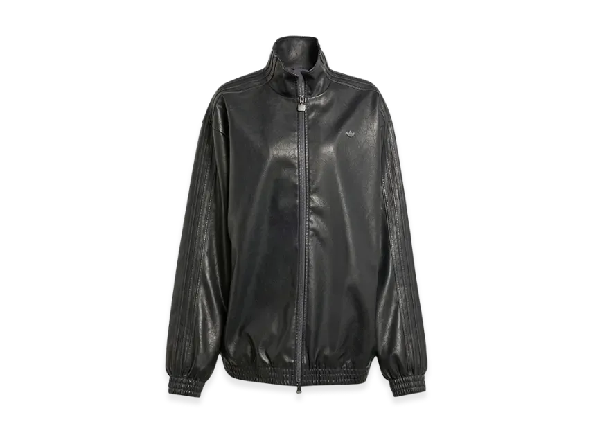 adidas Pleather Firebird Oversized Tracktop 