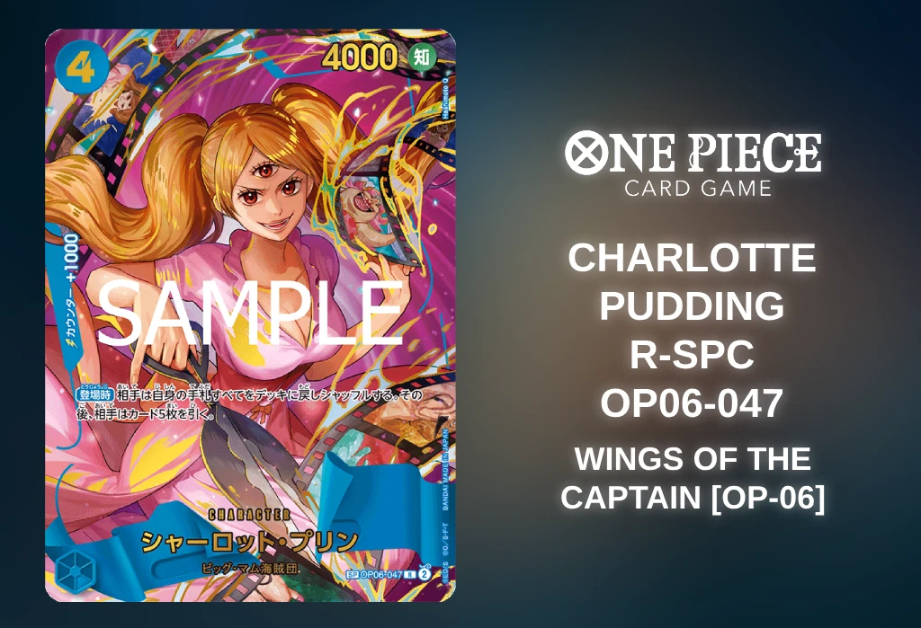[ONE PIECE Card Game] Charlotte Pudding (Wings of the Captain [OP-06] OP06-047) [Release Date/Price/Where To Buy]
