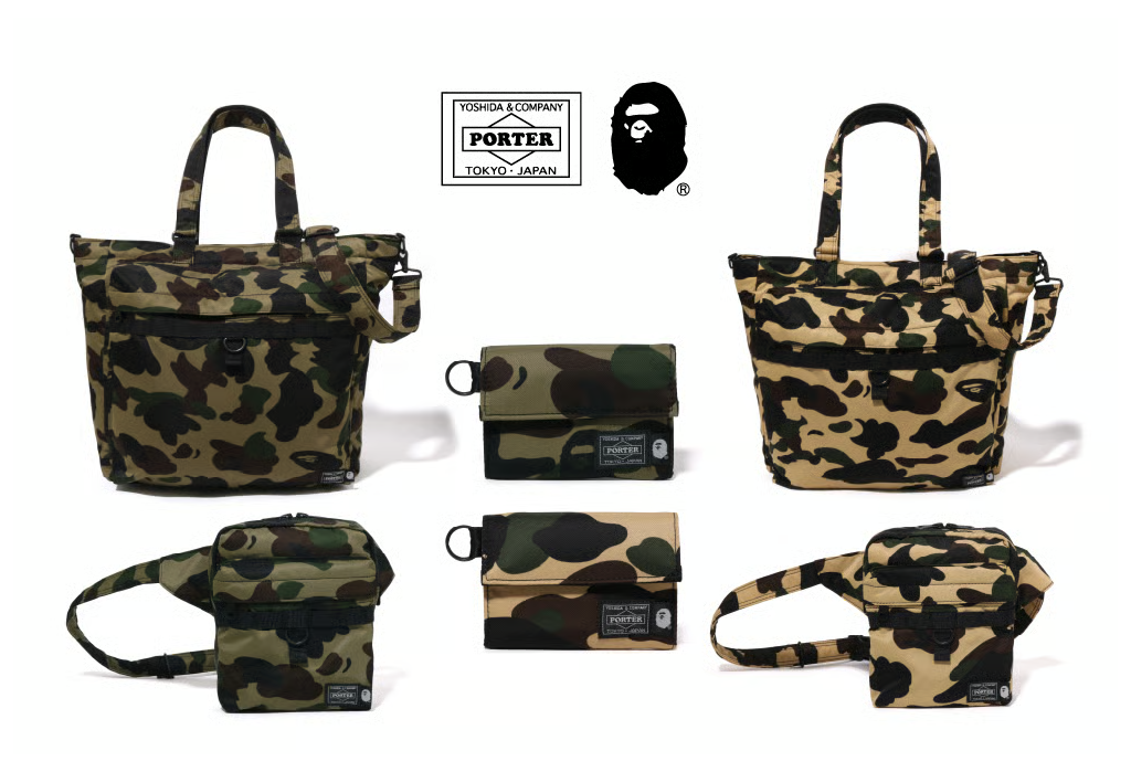 A BATHING APE (BAPE) x PORTER “1st Camo” Collection (2025) [Release Date/Price/Where To Buy]