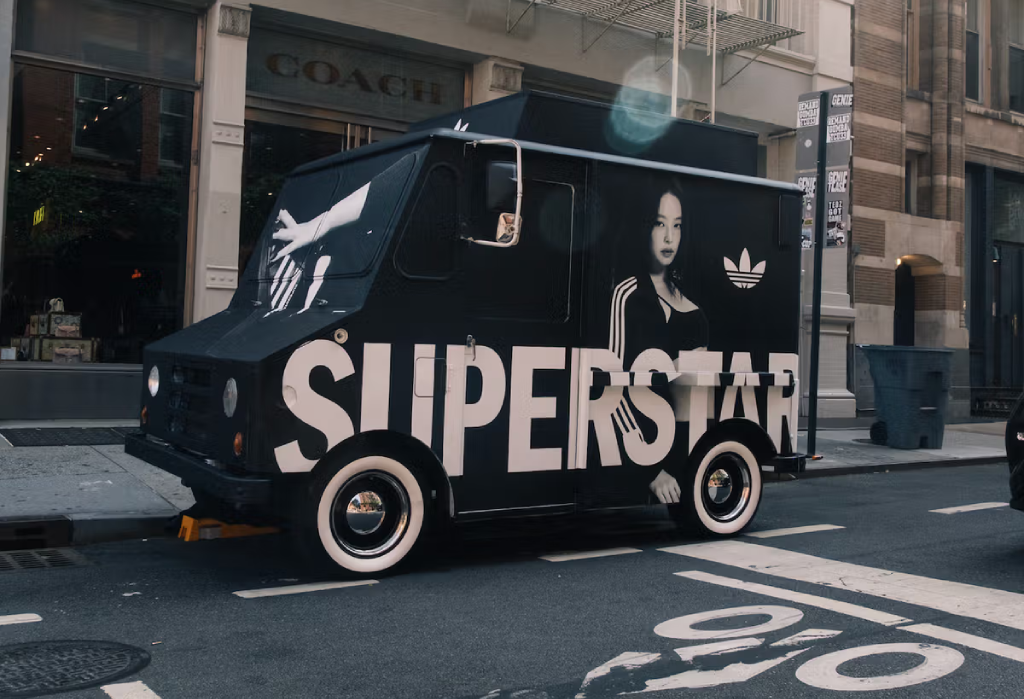 BLACKPINK JENNIE adidas Originals Superstar Golden Ticket NYC