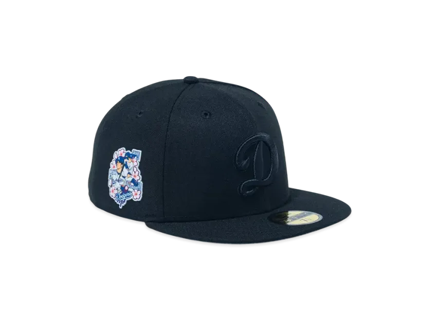 NEW ERA 59Fifty Los Angeles Dodgers Multiplayer Side Patch D Logo 