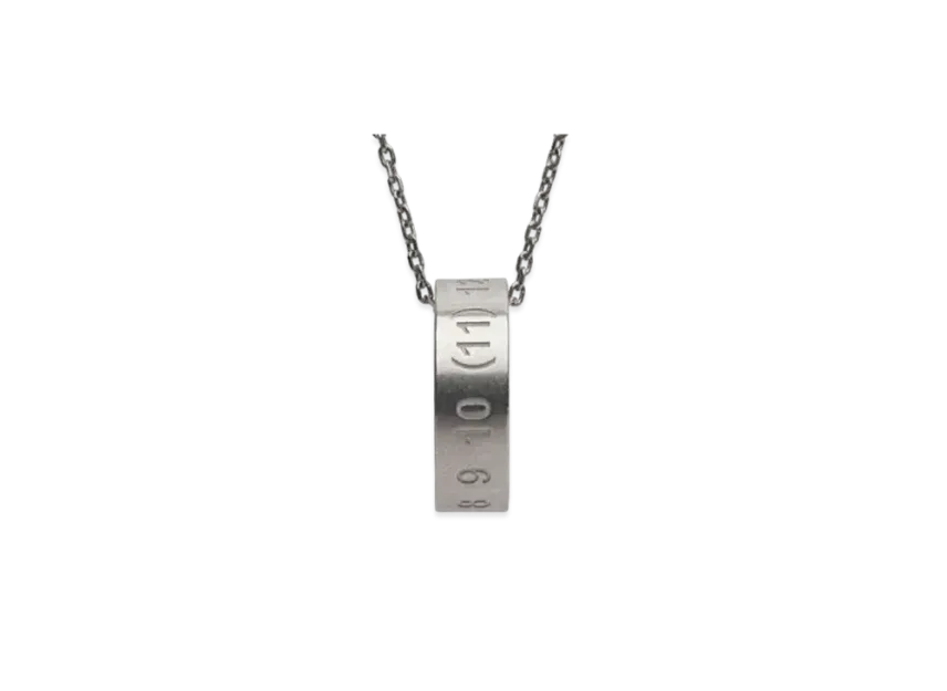 Maison Margiela Numerical Ring Necklace 