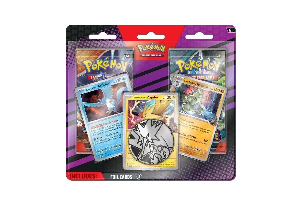 [Pokémon TCG] Enhanced 2-Pack Blister (Team Rocket’s Articuno/Team Rocket’s Zapdos/Team Rocket’s Tyranitar) [Release Date/Price/Where To Buy]