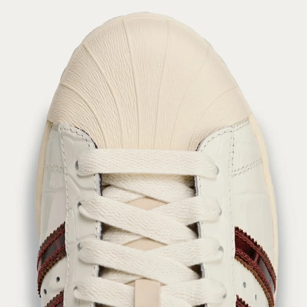 Wales Bonner x adidas Superstar "Wonder White/Fox Brown"