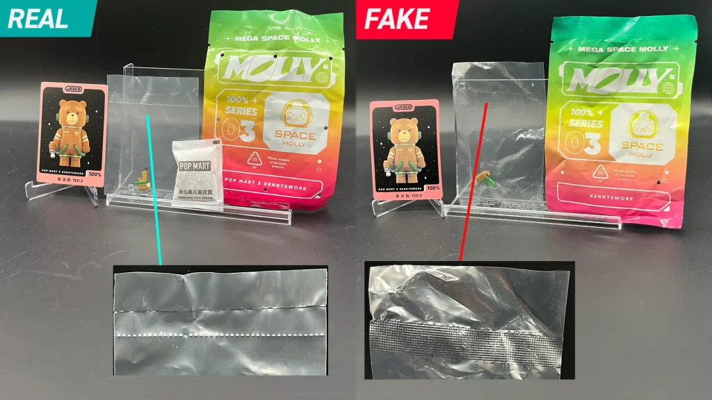 Real vs. Fake: POP MART MEGA SPACE MOLLY 100% Series 3