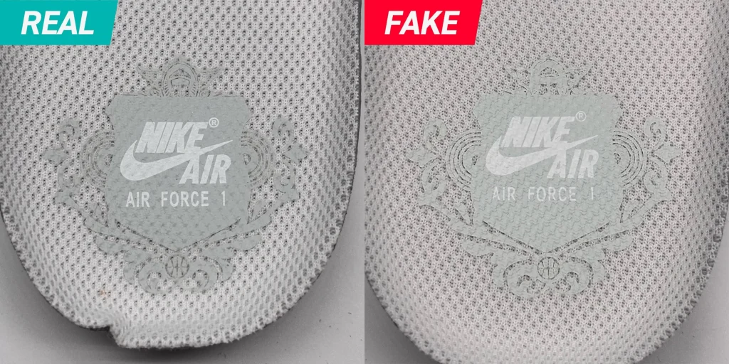 Real vs. Fake: Nike Air Force 1