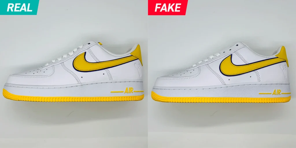 Real vs. Fake: Nike Air Force 1