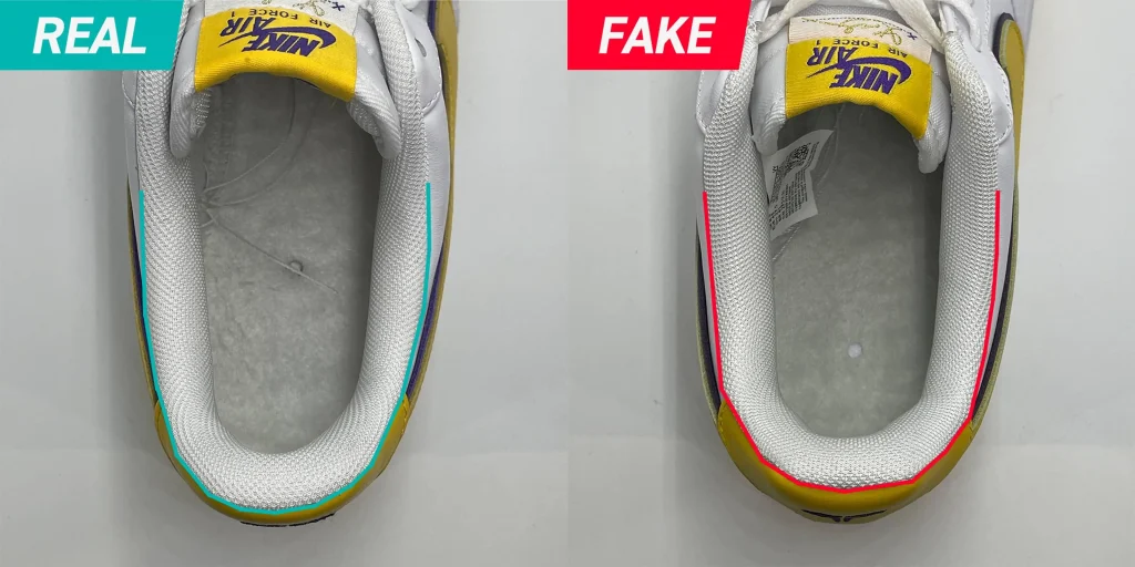 Real vs. Fake: Nike Air Force 1