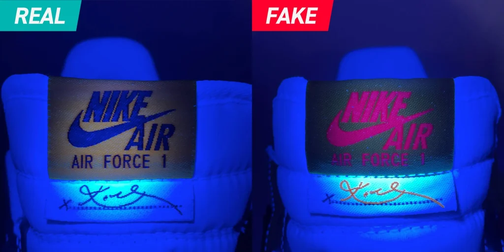 Real vs. Fake: Nike Air Force 1
