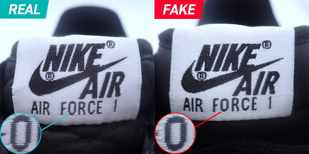 Real vs. Fake: Nike Air Force 1
