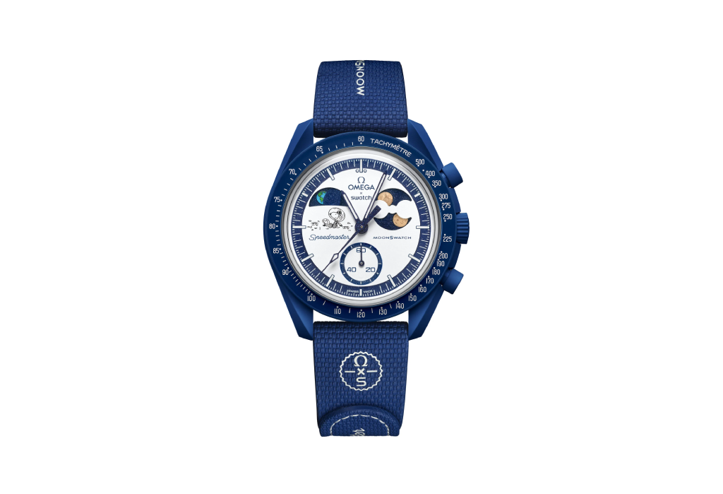 Swatch x OMEGA x Snoopy BIOCERAMIC MoonSwatch Mission To The Earthphase - Mooshine Gold 