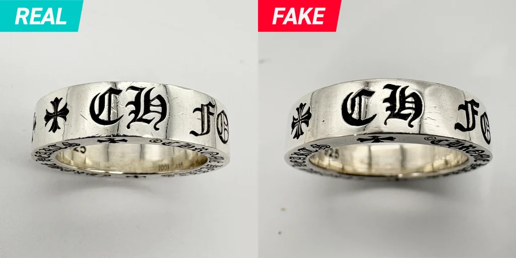 Chrome Hearts CH Forever Spacer Ring Real vs Fake