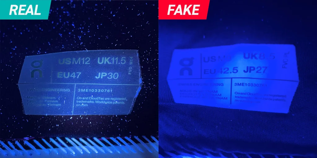 PAF POST ARCHIVE FACTION On Cloudmonster 2 Black Real vs Fake