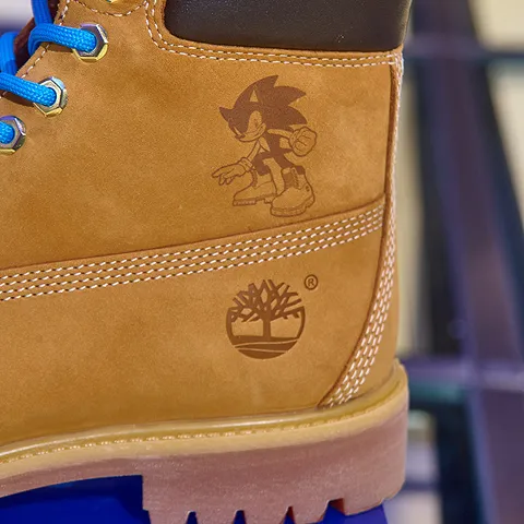 SEGA Tokyo Sonic the Hedgehog Timberland Yellow Boots