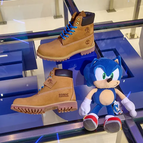 SEGA Tokyo Sonic the Hedgehog Timberland Yellow Boots