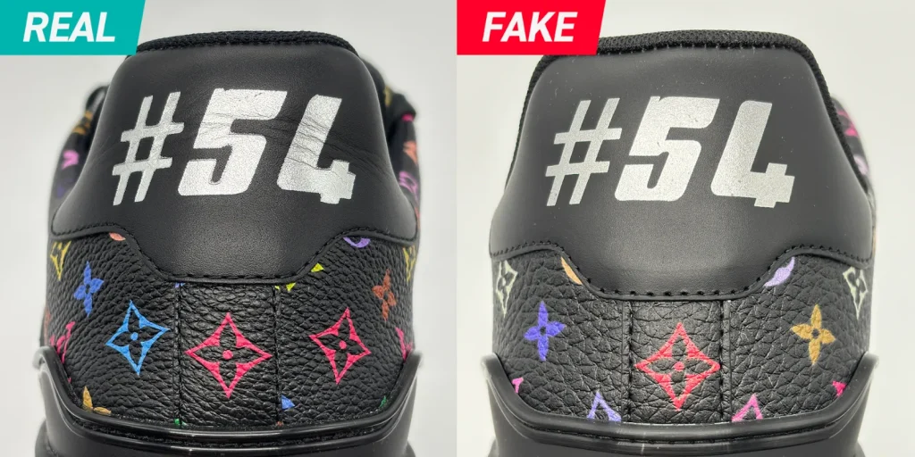 Louis Vuitton Takashi Murakami Trainer Sneaker Black Real vs Fake