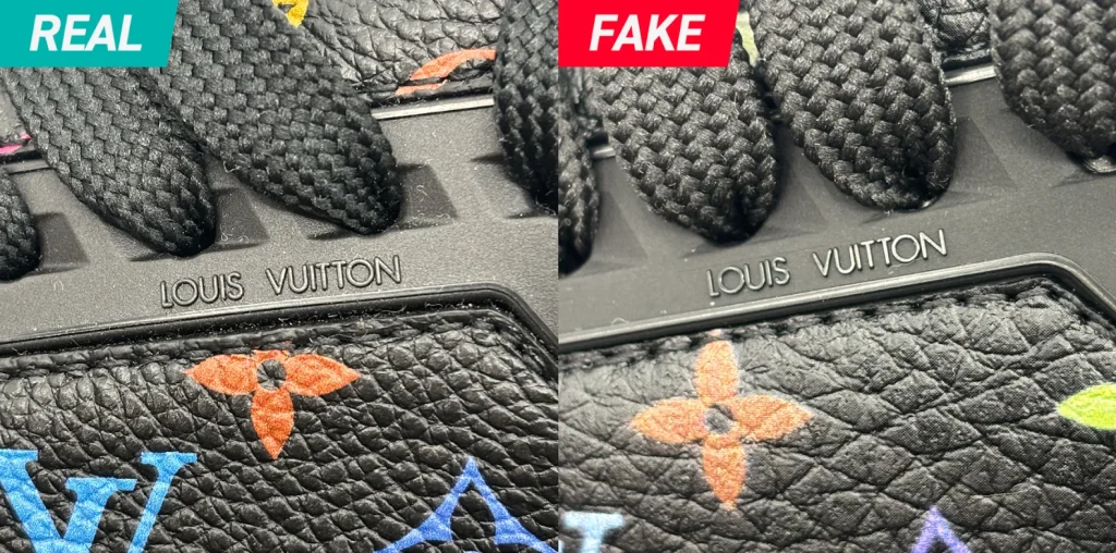 Louis Vuitton Takashi Murakami Trainer Sneaker Black Real vs Fake